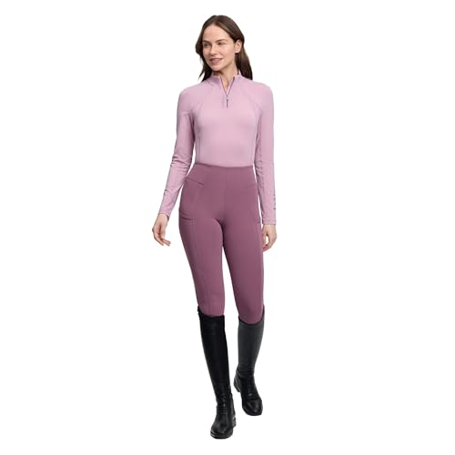Women's Long Sleeve Thermal Base Layer Shirt for Horseback Riding