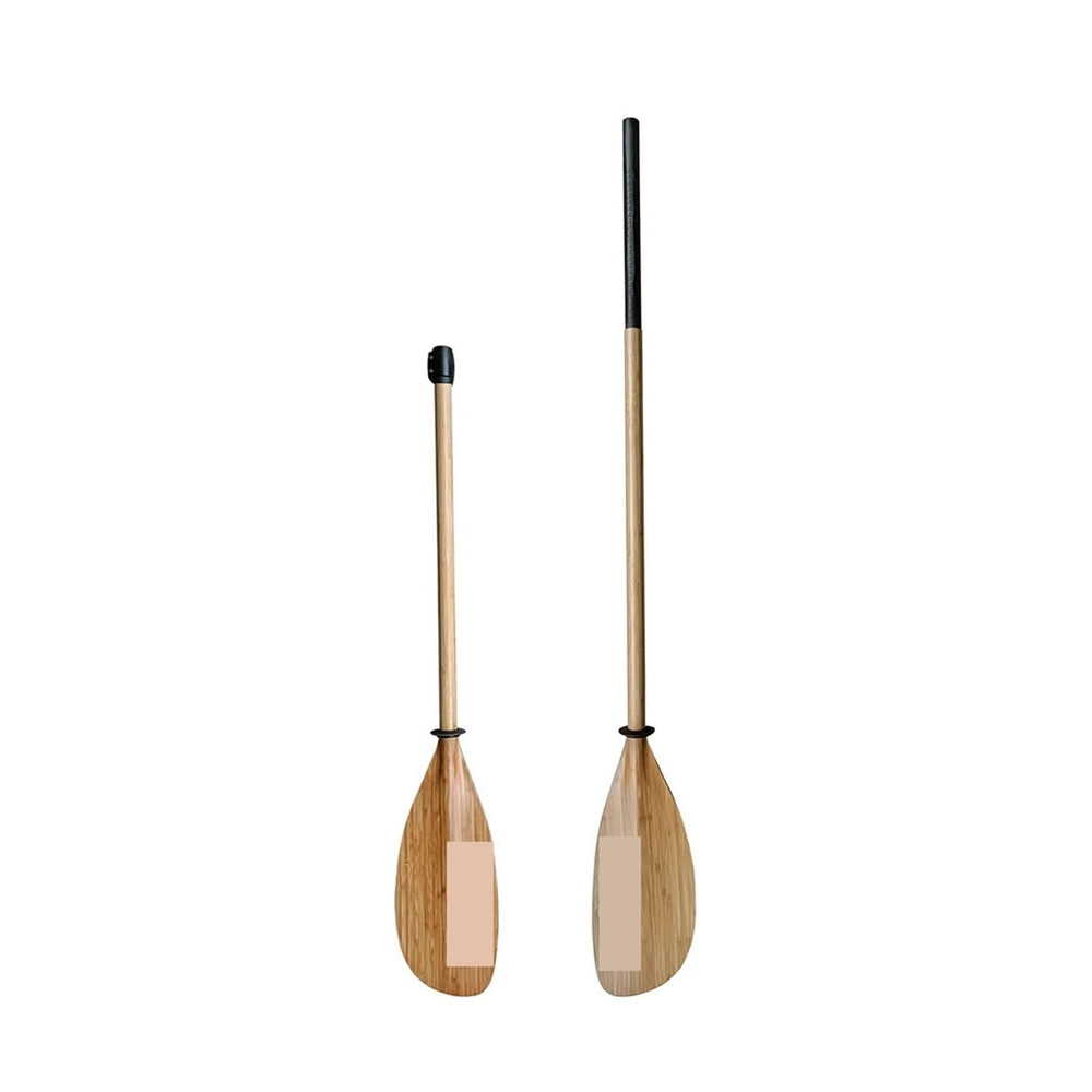 2-Piece Carbon Fiber Kayak Paddle with Bamboo Blades