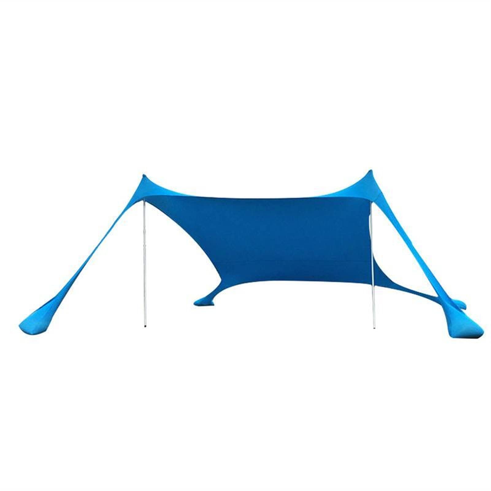 Family Beach Sun Shade Tent with Sandbag Anchors, 210 × 210 × 160 cm