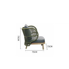 Outdoor Wicker Rattan Lounge Chair for Patio, Garden & Balcony