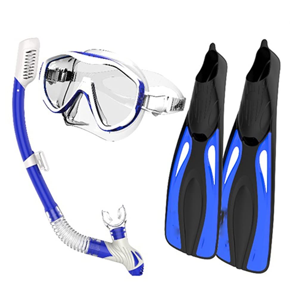 Snorkeling Gear Set with Mask, Snorkel & Swim Fins