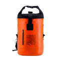 20L Waterproof Roll Top Dry Bag Backpack with Zippered Pocket