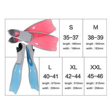 Adult Diving Swim Fins for Snorkeling & Water Sports