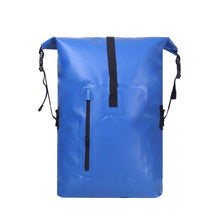40L Waterproof Roll Top Dry Bag Backpack with Zippered Pocket