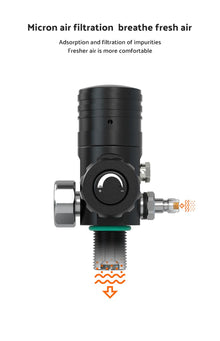 1.9L Mini Scuba Tank Kit with Diving Mask for Underwater Exploration