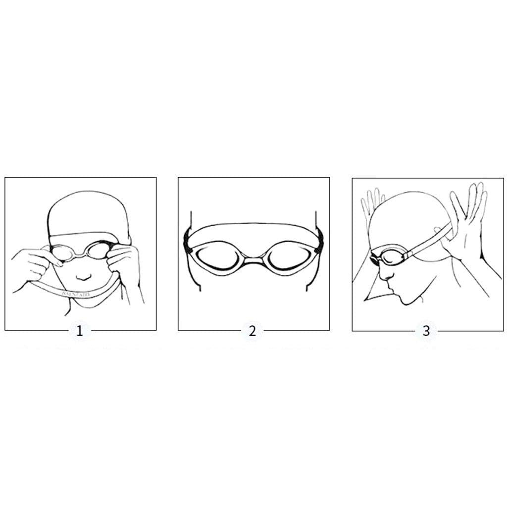 ASWRTYJO Swimming Goggles, Best Ever, Swim Gear, Unisex, for All Ages