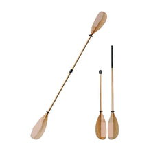 2-Piece Carbon Fiber Kayak Paddle with Bamboo Blades