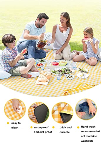 3-Layer Extra Large Waterproof Picnic Blanket, Foldable Sandproof Beach Mat, 200 × 300 cm