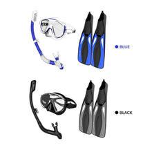 Snorkeling Gear Set with Mask, Snorkel & Swim Fins