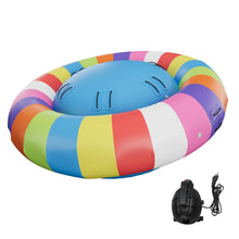 6-Person Inflatable Towable Water Tube with Electric Pump