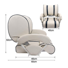 Heavy-Duty Boat Bucket Seat with Armrests for Yachts