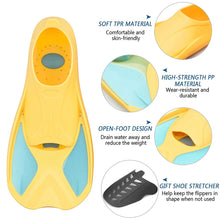 Kids Snorkeling Diving Swimming Fins Short Light Swim Flippers Foot for Training