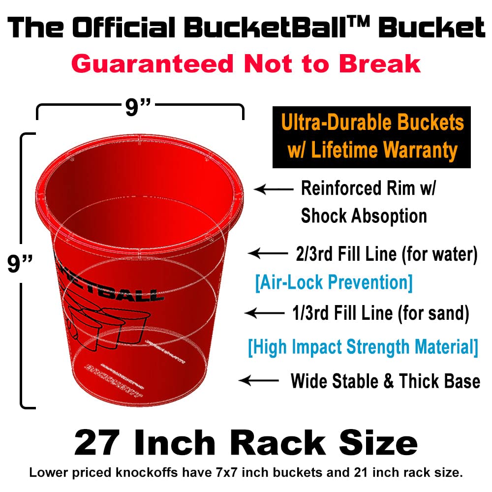 Portable Bucket Toss Game Set for Beach, Pool, Lawn & Camping