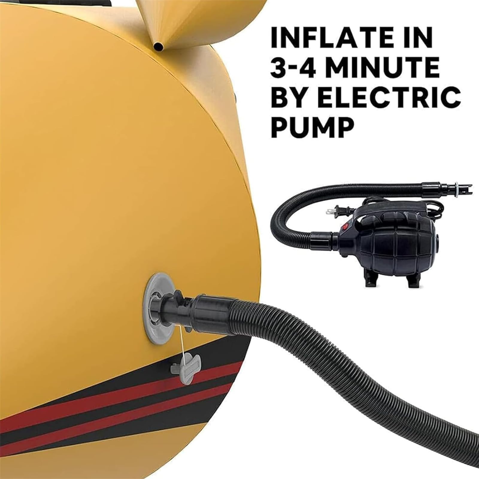 Inflatable Banana Boat Towable Water Tube for Multiple Riders