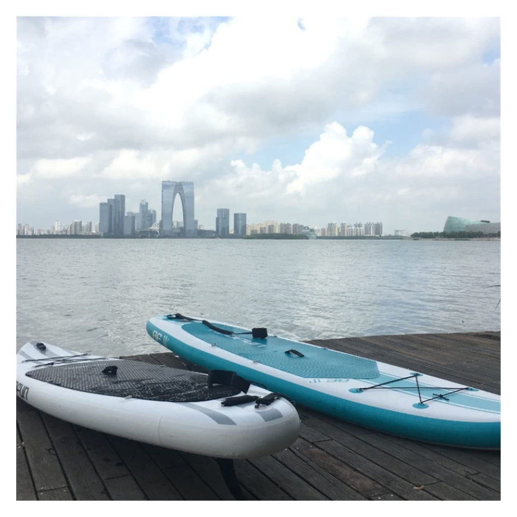 Inflatable Stand Up Paddle Board 320 × 81 × 15 cm for Beach & Water Sports