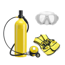 2L Scuba Tank Kit with Pressure Gauge for Diving & Snorkeling