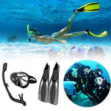 Snorkeling Set with Mask, Snorkel, Goggles & Swim Fins