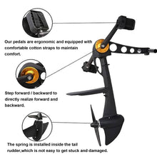 Kayak Pedal Drive System with Rudder for Inflatable Kayaks & SUPs