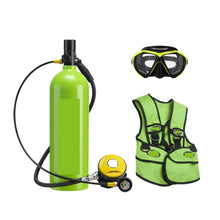 2L Scuba Tank Kit with Pressure Gauge for Diving & Snorkeling