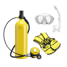 2L Scuba Tank Kit with Pressure Gauge for Diving & Snorkeling