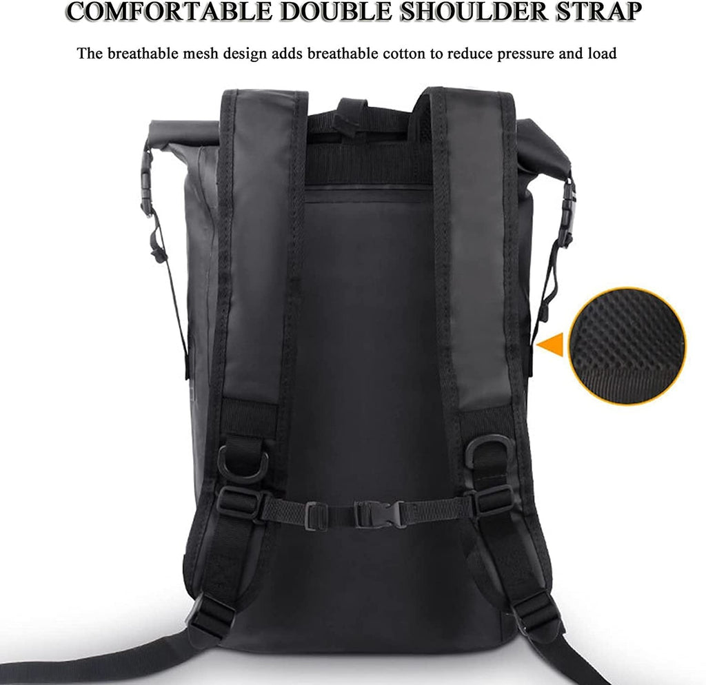 Waterproof Roll Top Dry Bag Backpack for Travel & Outdoor Adventures