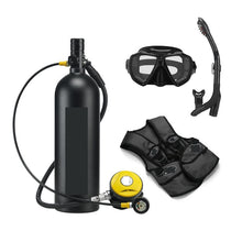 2L Scuba Tank Kit with Pressure Gauge for Diving & Snorkeling