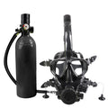 1.9L Mini Scuba Tank Kit with Diving Mask for Underwater Exploration