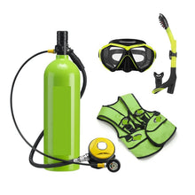 2L Scuba Tank Kit with Pressure Gauge for Diving & Snorkeling