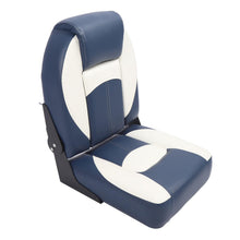 2-Piece Folding Marine Boat Seats with High-Back Foam Padding