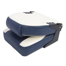 2-Piece Folding Marine Boat Seats with High-Back Foam Padding