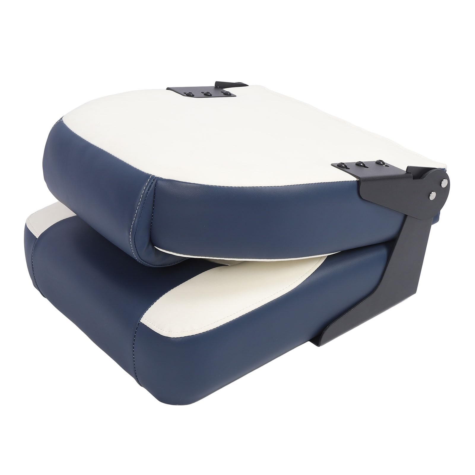 2-Piece Folding Marine Boat Seats with High-Back Foam Padding
