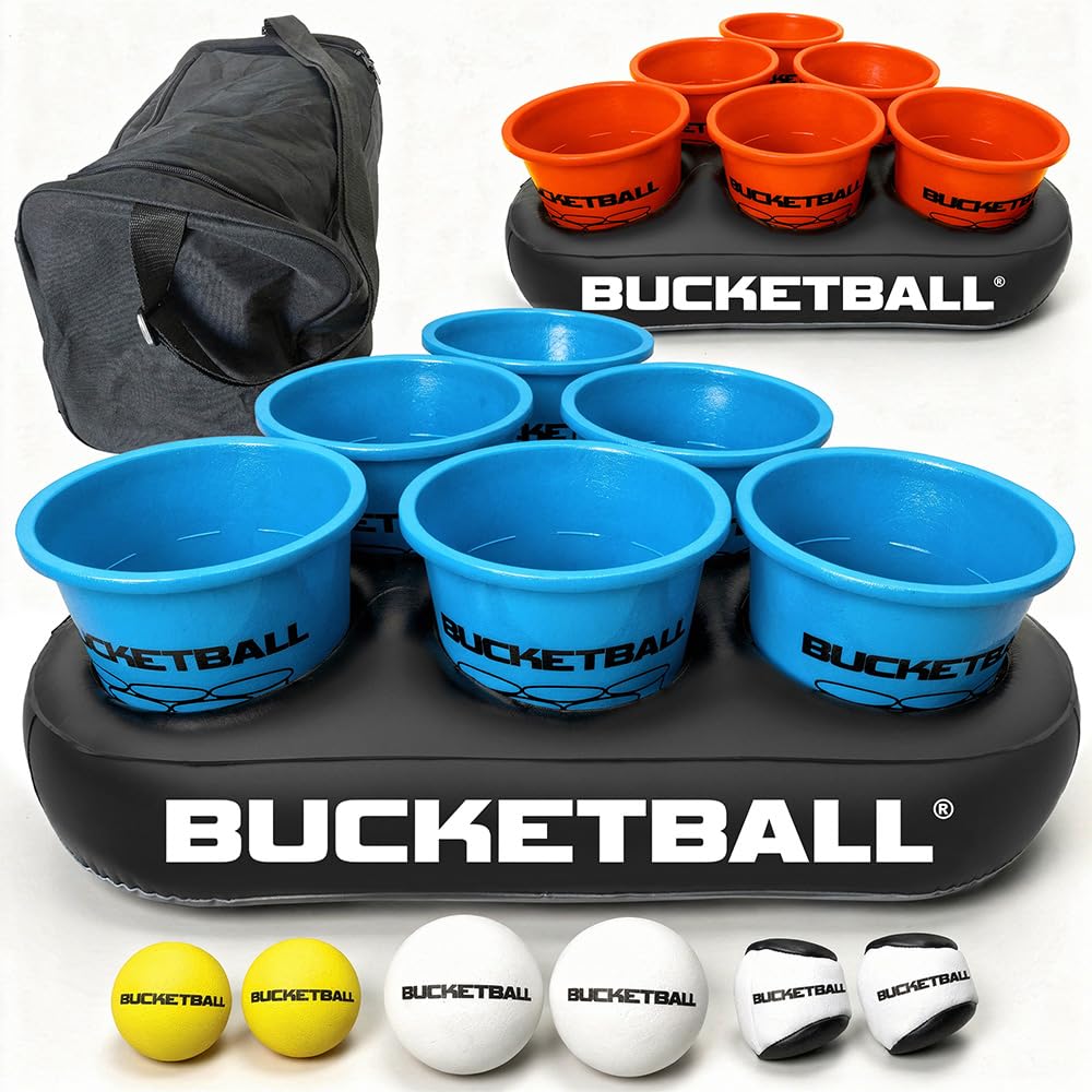Portable Bucket Toss Game Set for Beach, Pool, Lawn & Camping