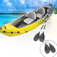 Inflatable Kayak with Aluminum Oars, Air Pump & Seat