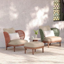 Outdoor Wicker Rattan Lounge Chair for Patio, Garden & Balcony