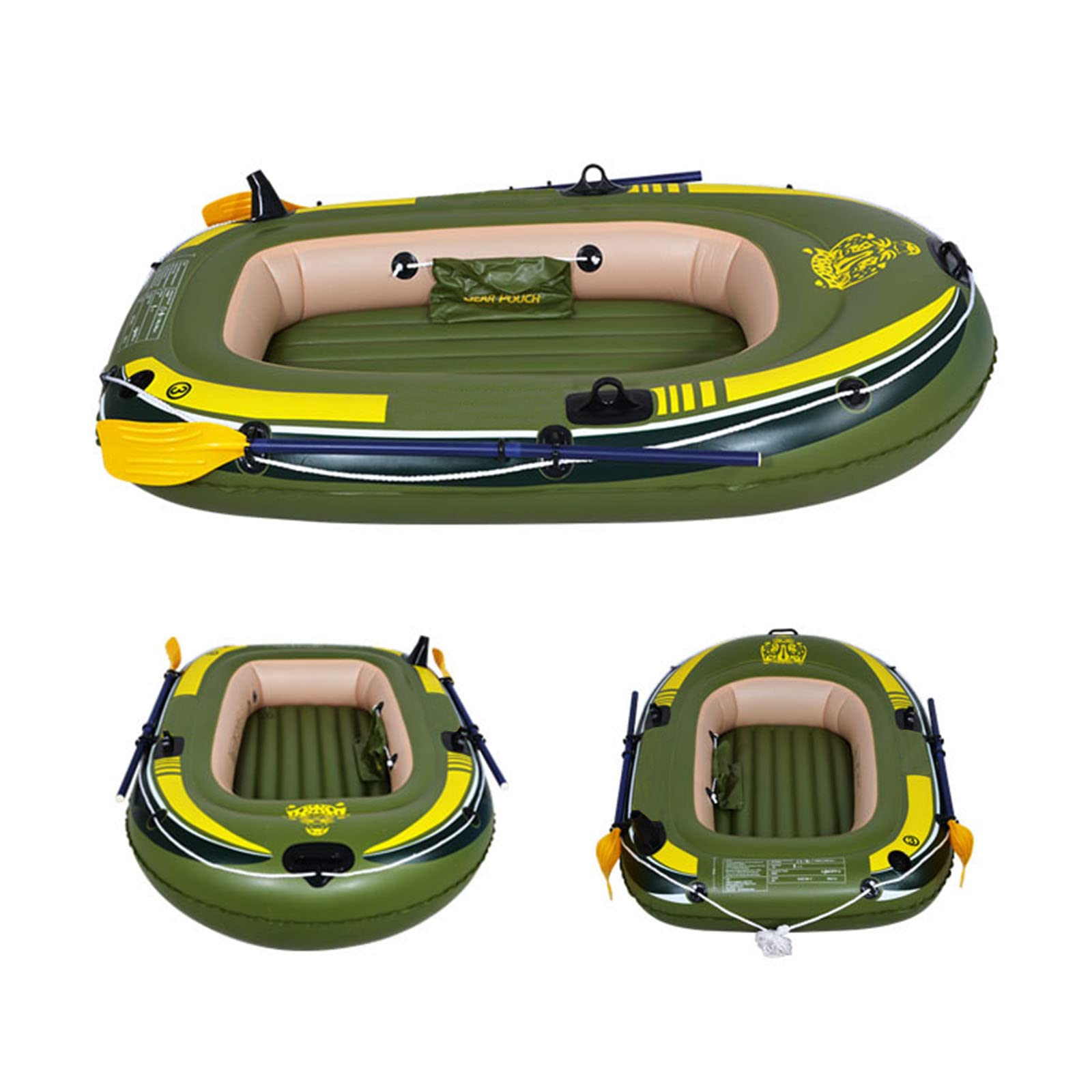 200 cm Inflatable Rubber Fishing Boat with Hard Bottom