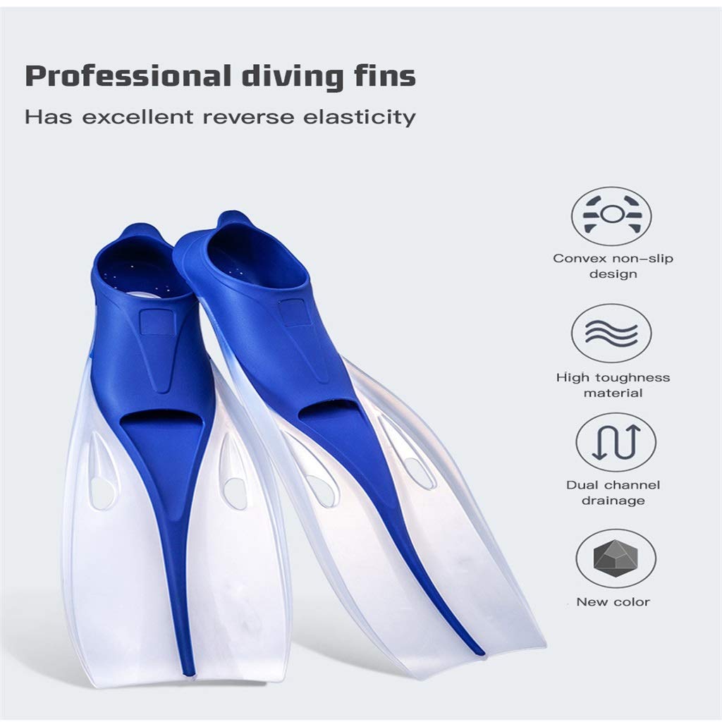 Snorkeling Set with Full Dry Mask, Swim Fins & Water Shoes