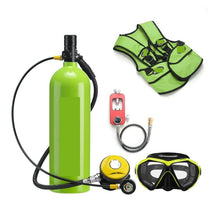 2L Scuba Tank Kit with Pressure Gauge for Diving & Snorkeling