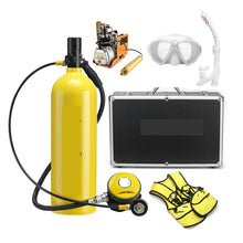 2L Scuba Tank Kit with Pressure Gauge for Diving & Snorkeling
