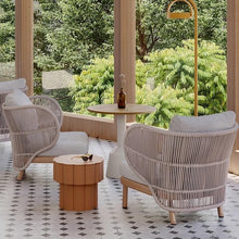 Outdoor Wicker Rattan Lounge Chair for Patio, Garden & Balcony