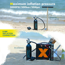 1L Portable Mini Scuba Tank Kit with Hand Pump for Diving
