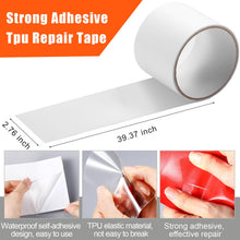 Inflatable Boat Repair Kit with PVC & TPU Patches, Repair Tape, Glue and Maintenance Tools