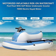 2-in-1 Electric Underwater Scooter & Inflatable Jet Ski 700W 11 km/h