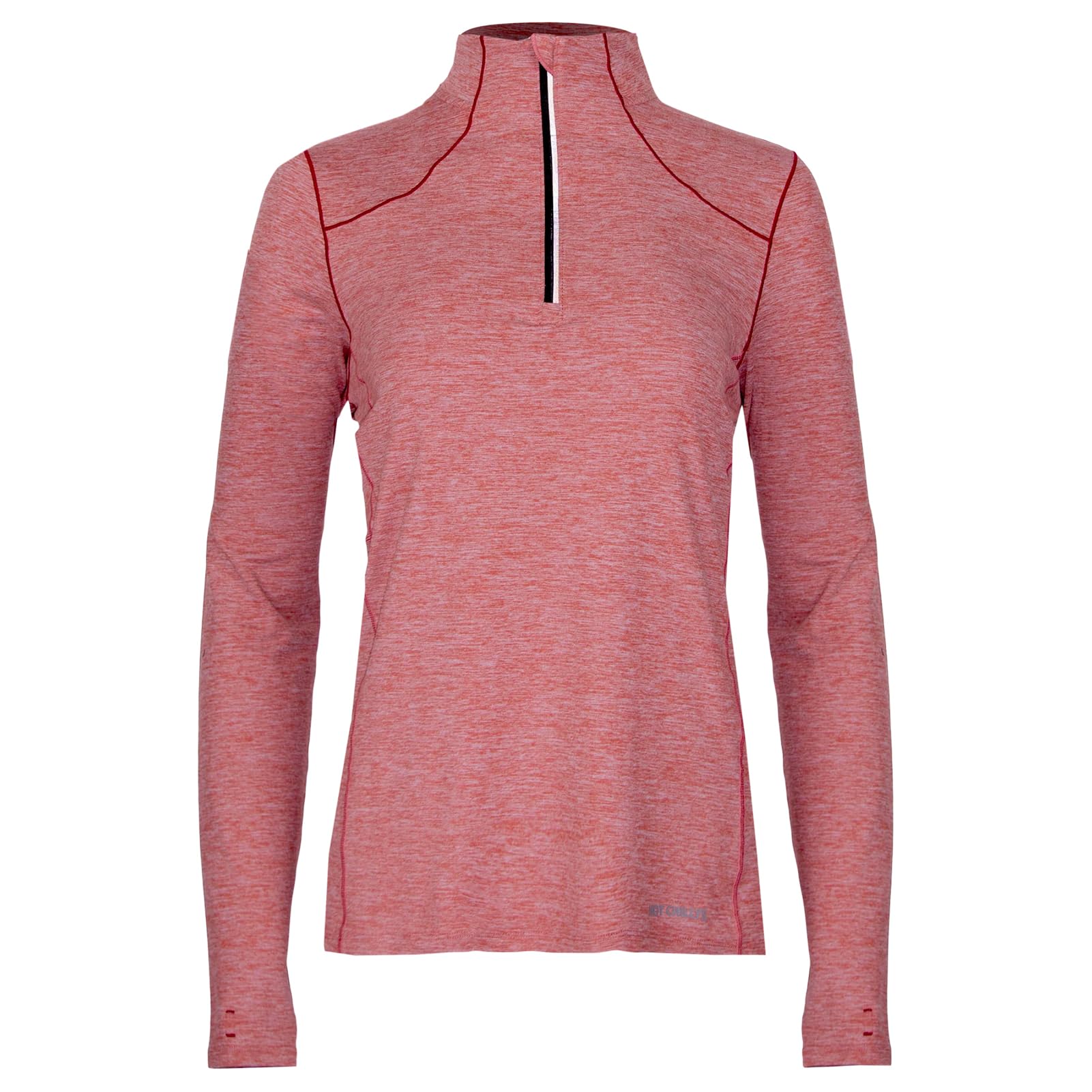 Women's Midweight Quarter Zip Base Layer Top with Moisture-Wicking Performance
