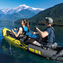 Inflatable Kayak with Aluminum Oars, Air Pump & Seat