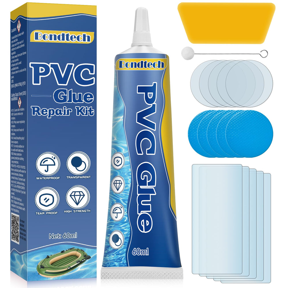 Inflatable Repair Patch Kit for Air Mattresses, Pool Liners, Hot Tubs, Tents & Inflatables