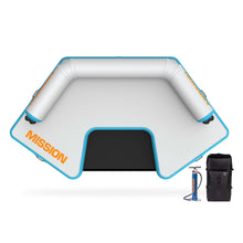 Lightweight Inflatable Floating Mat for 4–6 People, 1450 lb Capacity