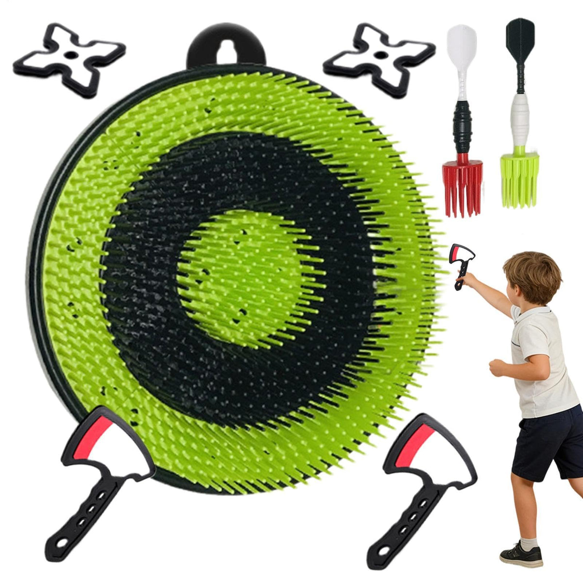 Outdoor Axe Throwing Target Game for Lawn, Yard, Camping & Beach