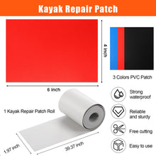 Inflatable Boat Repair Kit with PVC & TPU Patches, Repair Tape, Glue and Maintenance Tools