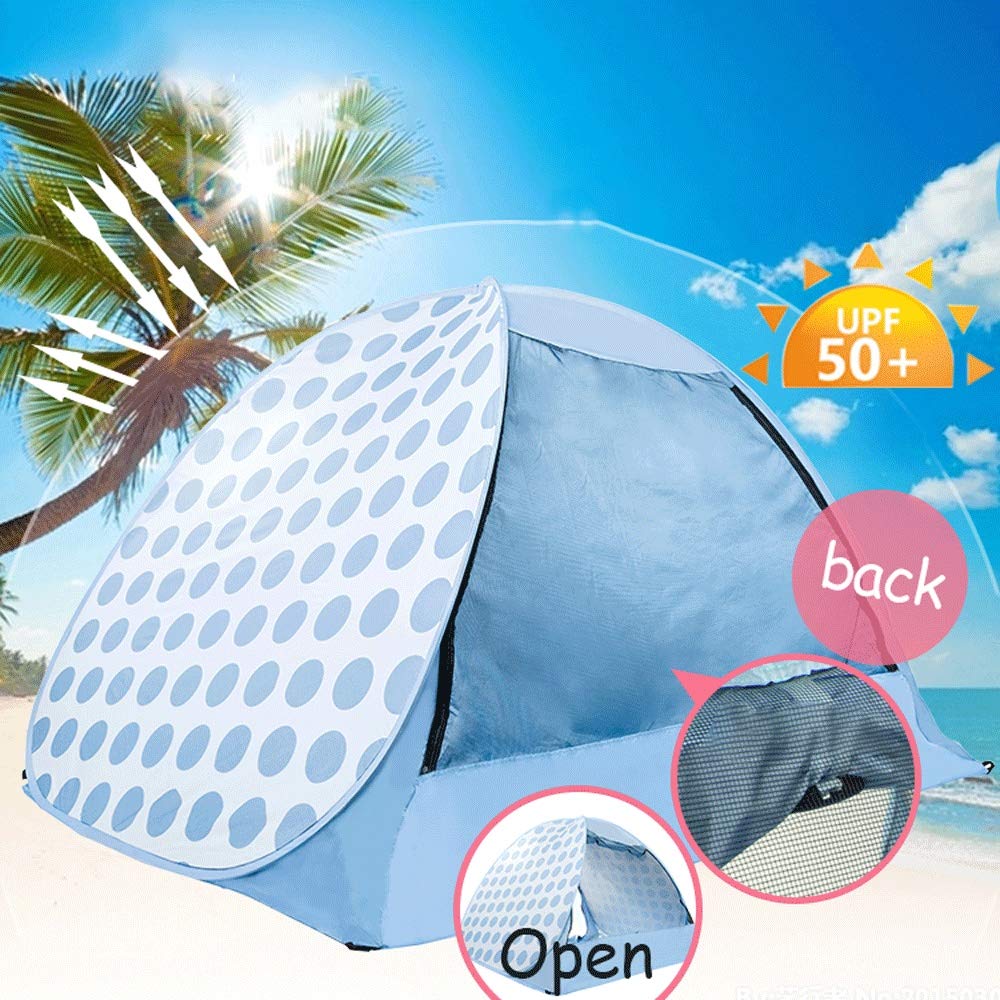 Pop-Up Beach Sun Shelter Tent with UPF 50+ UV Protection