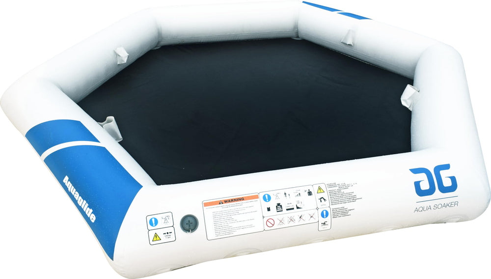 Inflatable Floating Pool Lounger with Backrest for Lakes & Pools